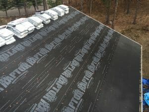 Ice and water shield underlayment